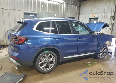2023 BMW X3 xDrive30I z USA, uszkodzony, nr VIN WBX57DP05PN243320